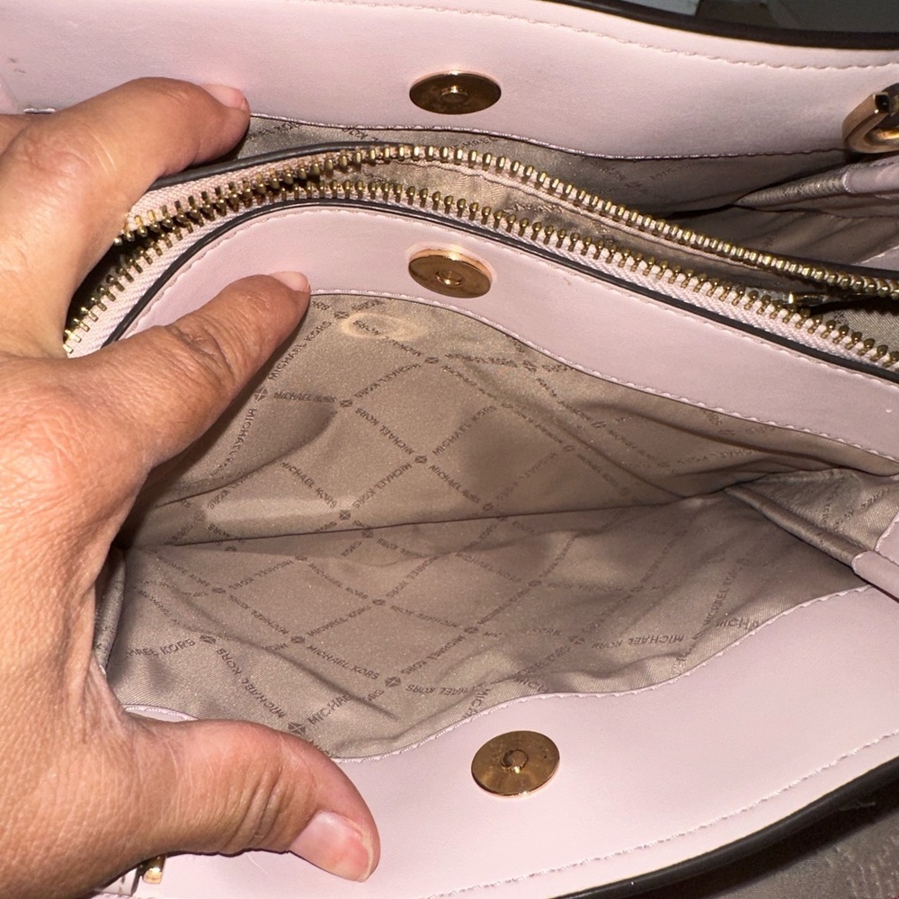 Michael Kors Pink Satchel with Silver Hardware - Picture 9 of 14